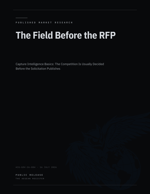 The Field Before the RFP cover