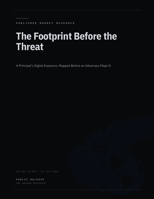 The Footprint Before the Threat cover