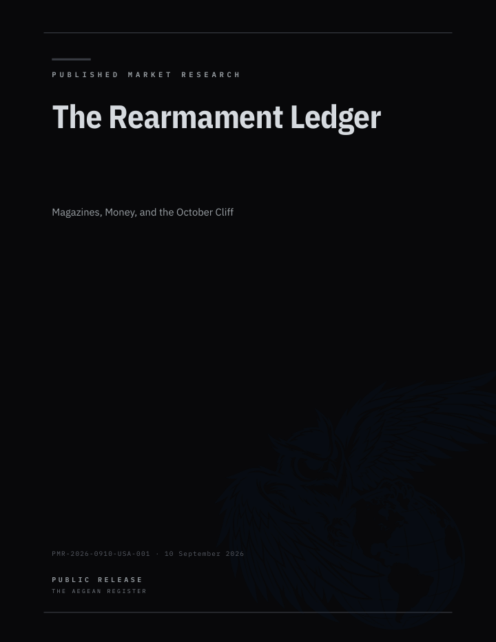 The Rearmament Ledger cover