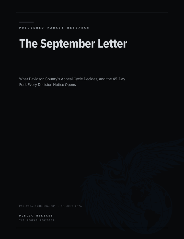 The September Letter cover