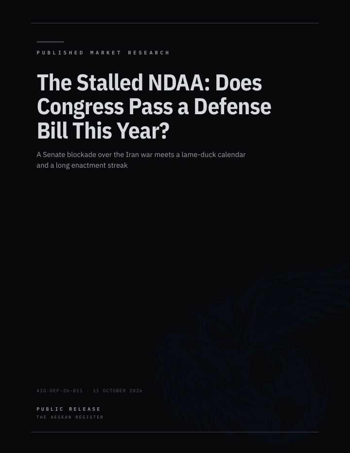 The Stalled NDAA: Does Congress Pass a Defense Bill This Year? cover