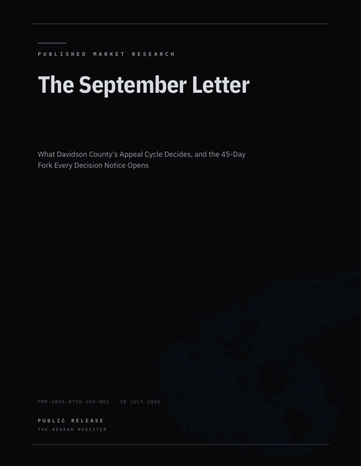 The September Letter cover