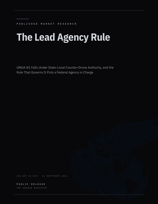 The Lead Agency Rule cover