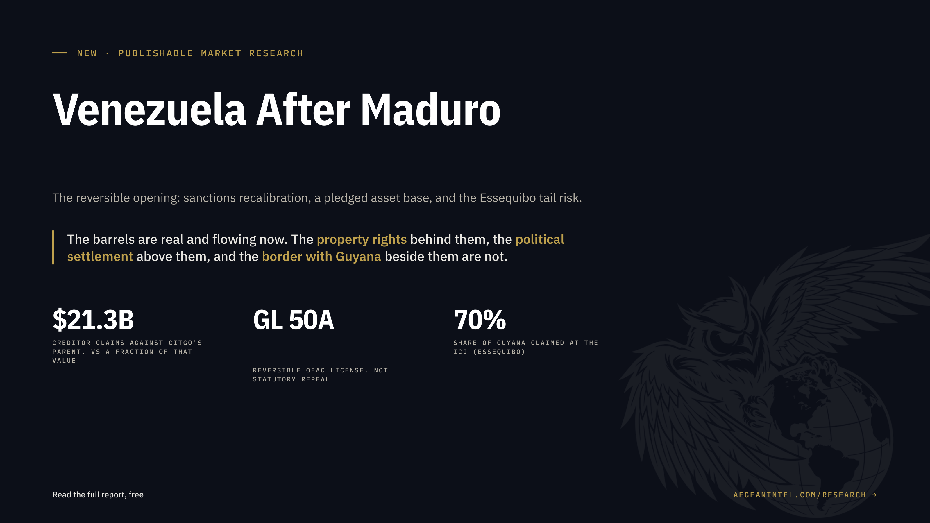 Venezuela After Maduro